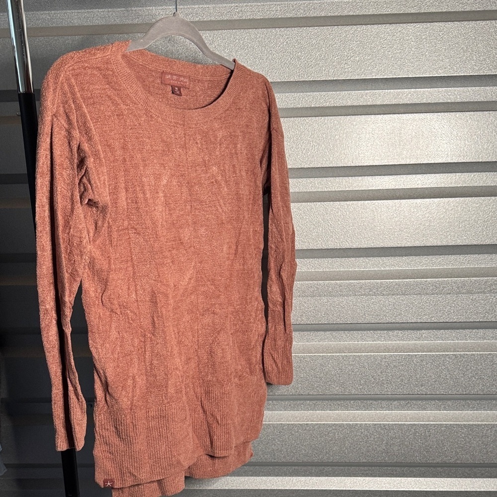 Barefoot Dreams CozyChic Ultra Lite in Rich Brown/Pink